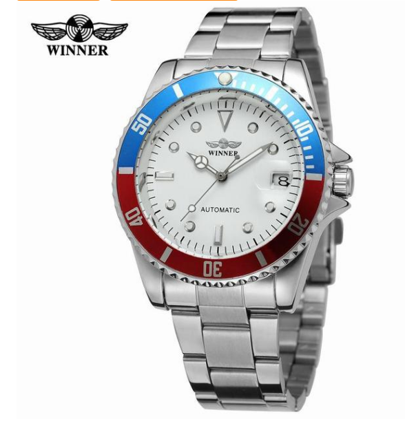 Men's Watch Automatic Mechanical Movement Wrist Watches Waterproof Luminous Day