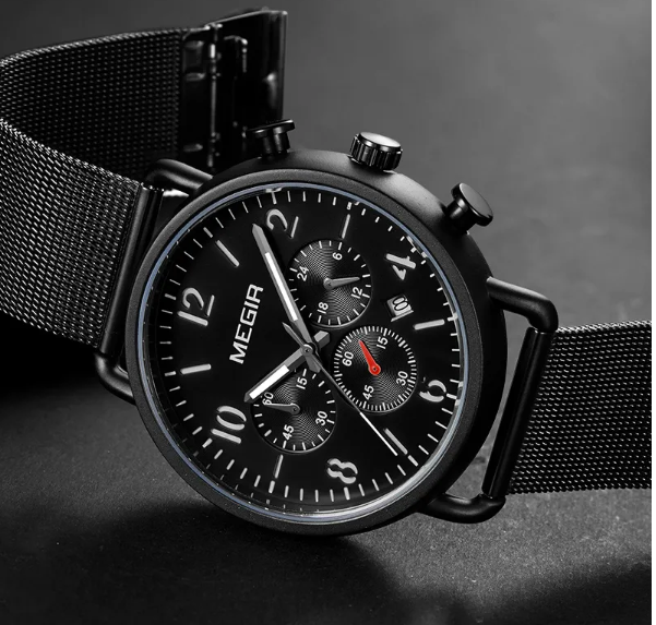 Luxury Classics Nostalgic Pilot Watch Quartz Chronograph Army Aviation Watches