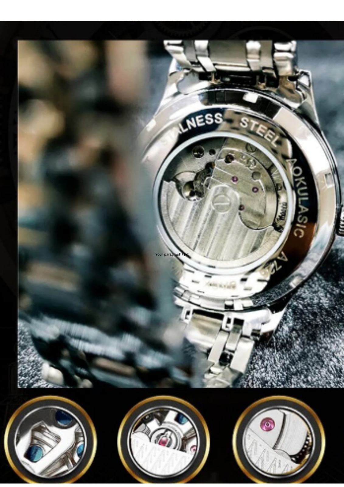 Watch Men's Handsome Tourbillon Automatic Mechanical Waterproof Luminous