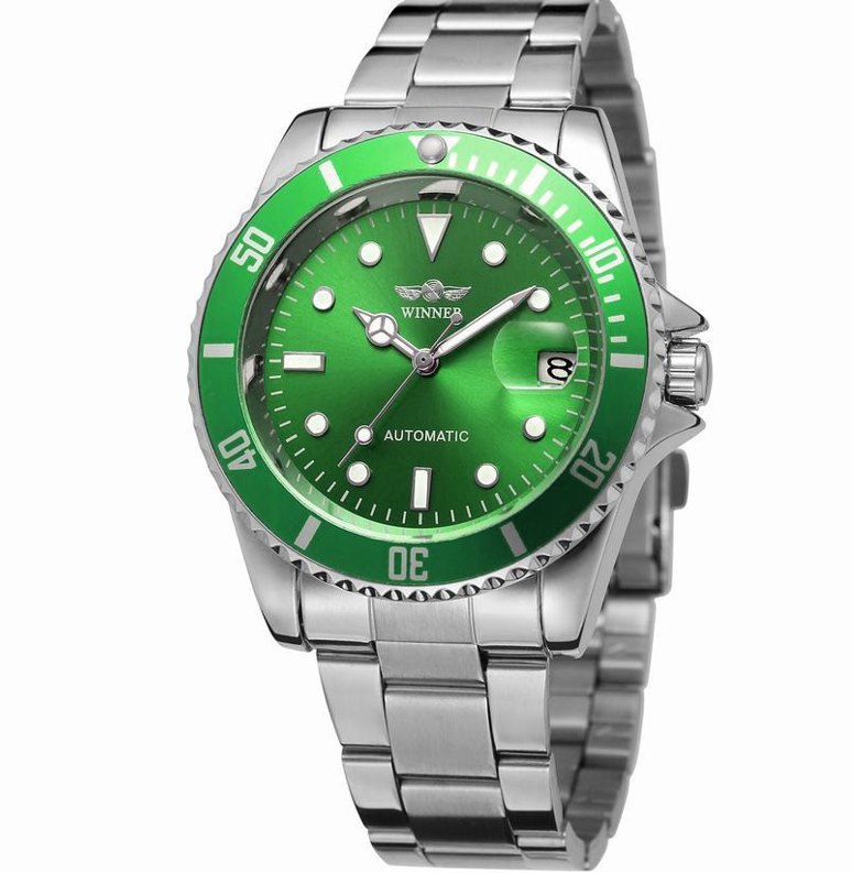 Men's Watch Automatic Mechanical Movement Wrist Watches Waterproof Luminous Day