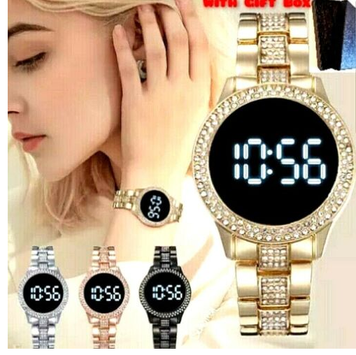 Ladies Wrist Watch Bracelet LED Digital Women's Casual/Dress Watch Quartz Gift