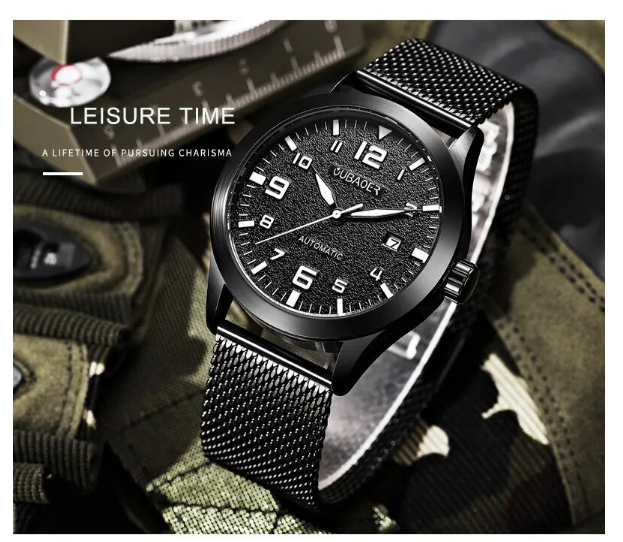 Classic Wristwatches Army Automatic Waterproof Watch Date Quartz Stainless Steel