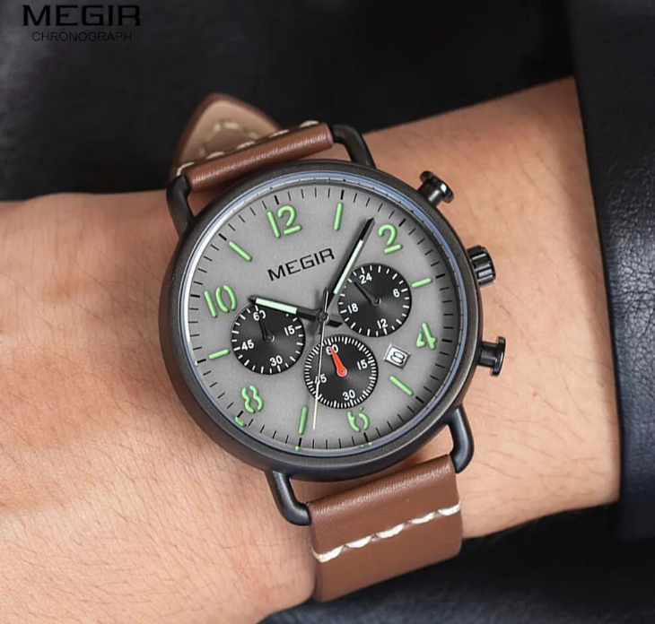 Luxury Classics Nostalgic Pilot Watch Quartz Chronograph Army Aviation Watches